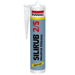 Soudal - silicone neutre sanitaire Silirub 2 / S