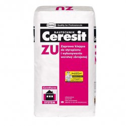 Ceresit - mortier-colle pour polystyrène et couche de renfort ZU