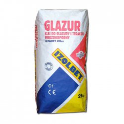Izolbet - un adhésif pour carrelage et terre cuite, résistant au gel Izolbet KGm Glazur