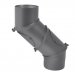 Darco - système de raccordements pour cheminées et chaudières à combustible solide SPK - UNI° coude réglable noir, 4 segments