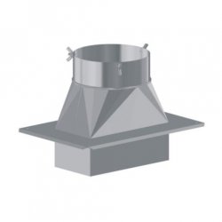 Darco - pots de cheminée - fond de cheminée de réduction - PKR-R démontable
