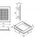 Darco - grilles - grille de protection pour sorties de cheminée latérales avec un K ... kr