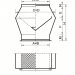 Xplo Ventilation - sortie de toit rectangulaire type E