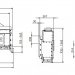 Kal-fire - un insert de cheminée avec un foyer 3D G125 / 37C