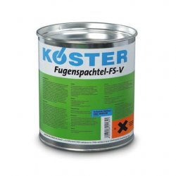 Koester - un composé d'étanchéité élastique à deux composants Fugenspachtel FS-V gris