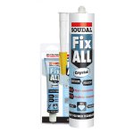 Soudal - mastic - Colle hybride Fix All Crystal